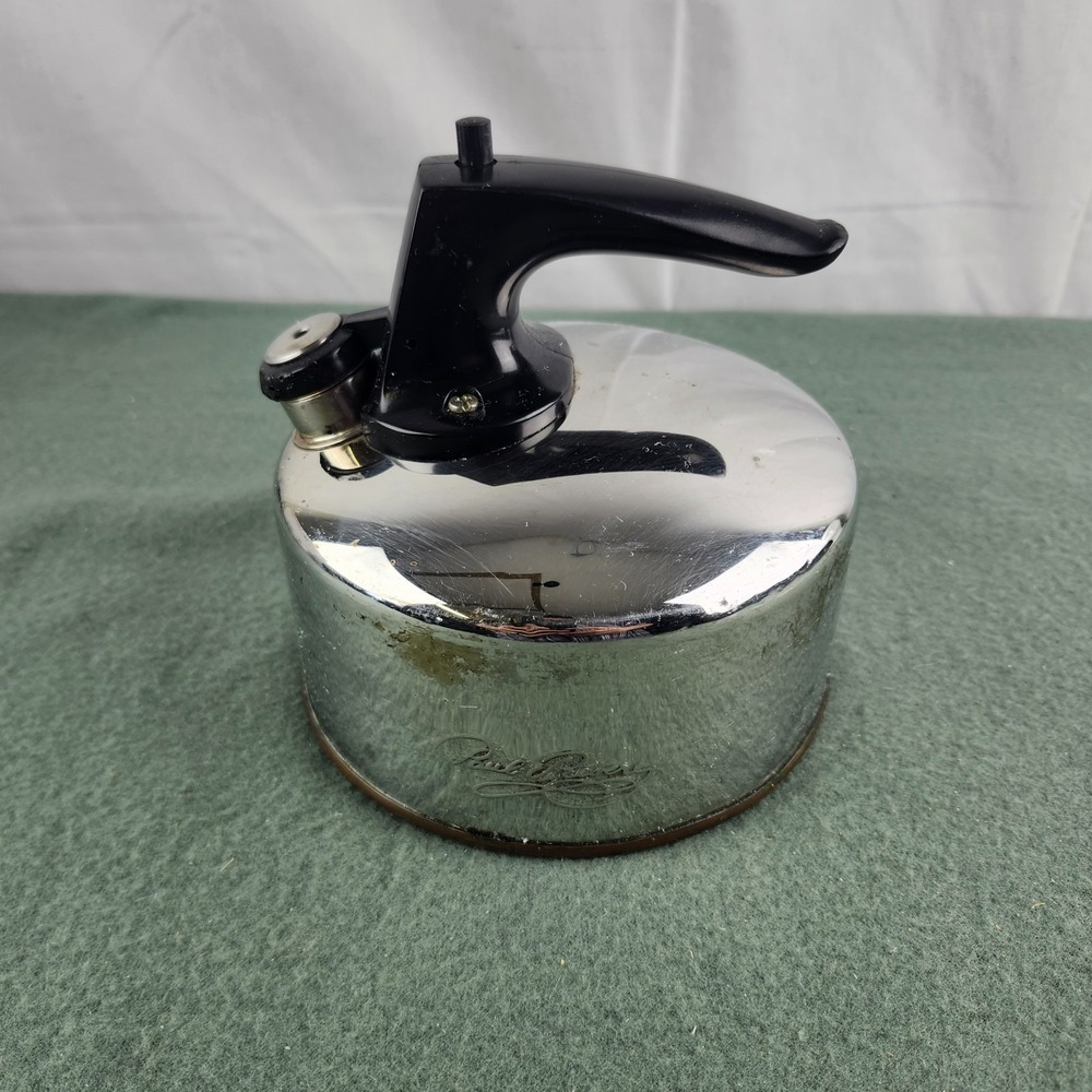 VTG Revere Ware Tea Pot Kettle Paul Revere 1 Qt Copper Bottom G02H